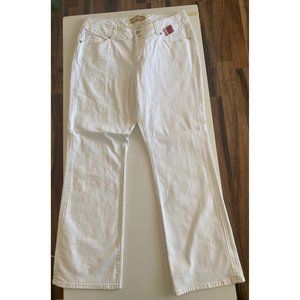 Seven7 white bootcut jeans size 18 NWT